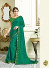 Rama Green Latest Designer Fancy Wedding Wear Designer Zari And Sequins Embroidery Work Heavy Saree Collection 10115